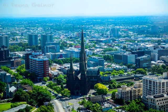 Melbourne from the 48th Floor of the Sofitel