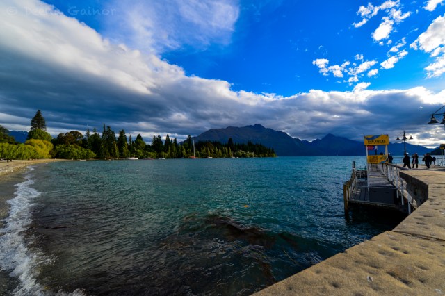 The shoreline of Queenstown