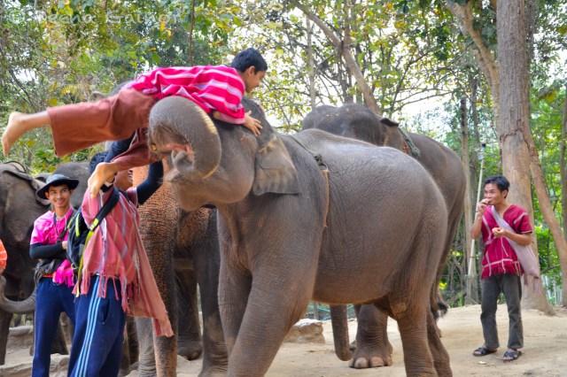 Danny getting a little boost