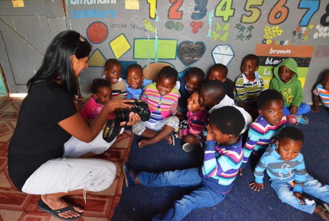 mom and educare children