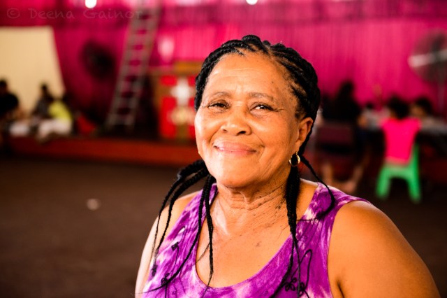 Irene caught in a rare moment of standing still