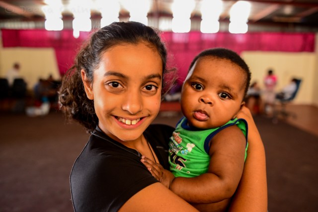 Kathryn snuggling with our sweet boy